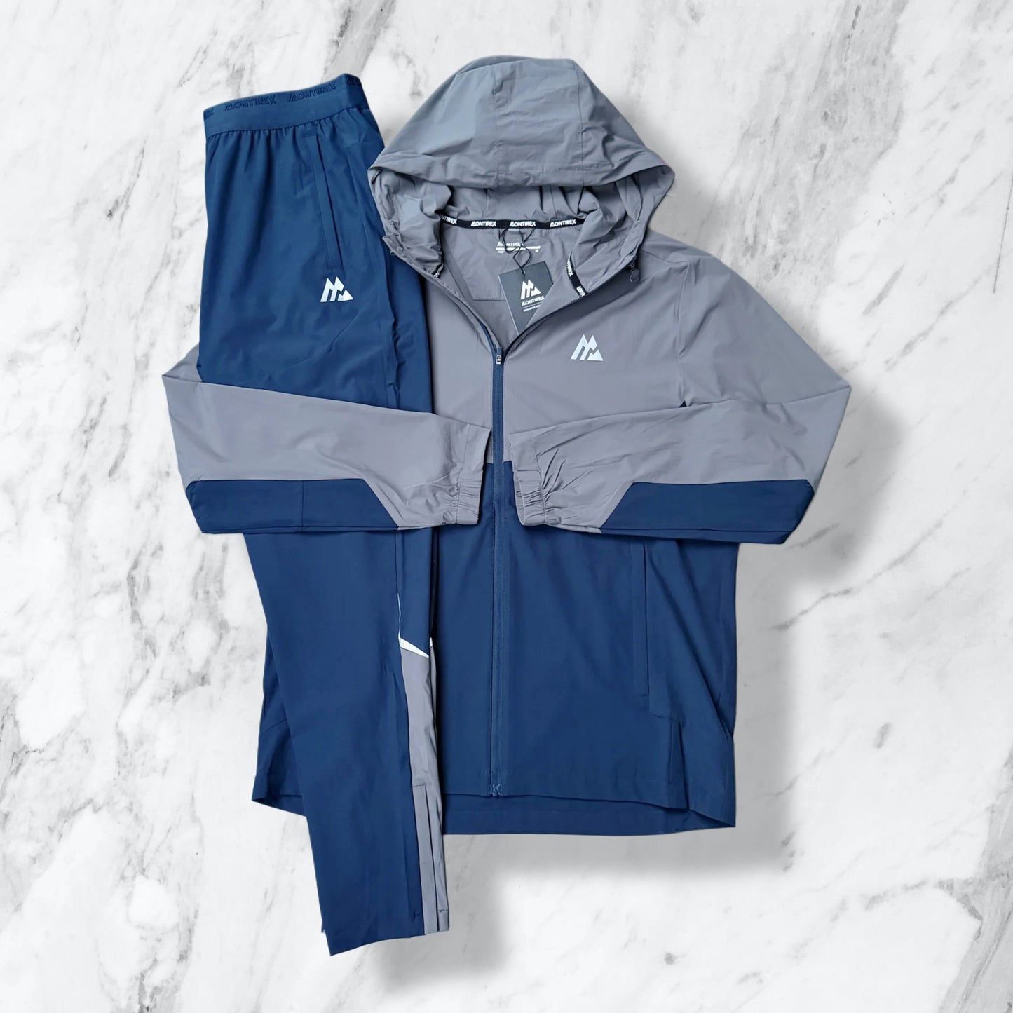 MONTIREX TWO-TONE
TRACKSUIT - NAVY/SLATE
GREY