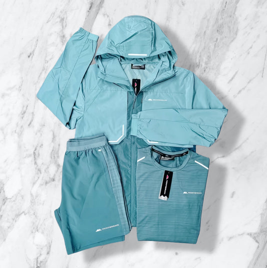 MONTERRAIN 3-PIECE WINDRUNNER SET - TEAL