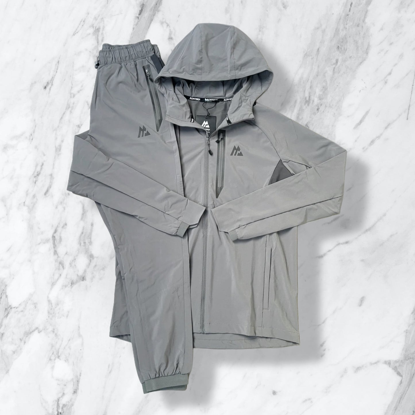 MONTIREX WOVEN TECH TRACKSUIT - TRIPLE GREY