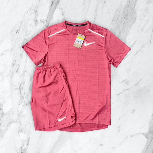 NIKE MILER 1.0 SET - ADOBE
RED