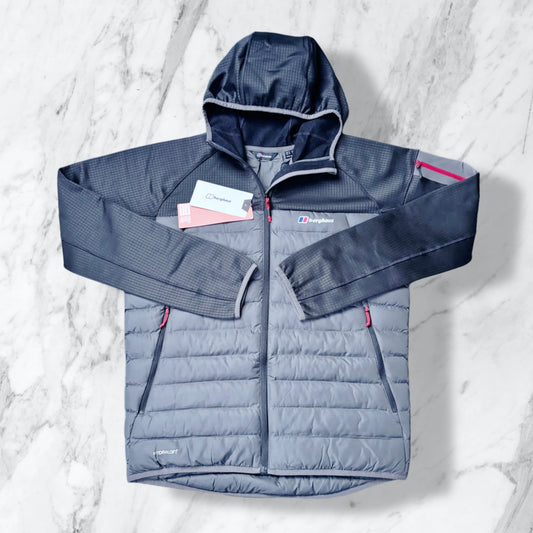 BERGHAUS HYBRID JACKET - BLACK/RED