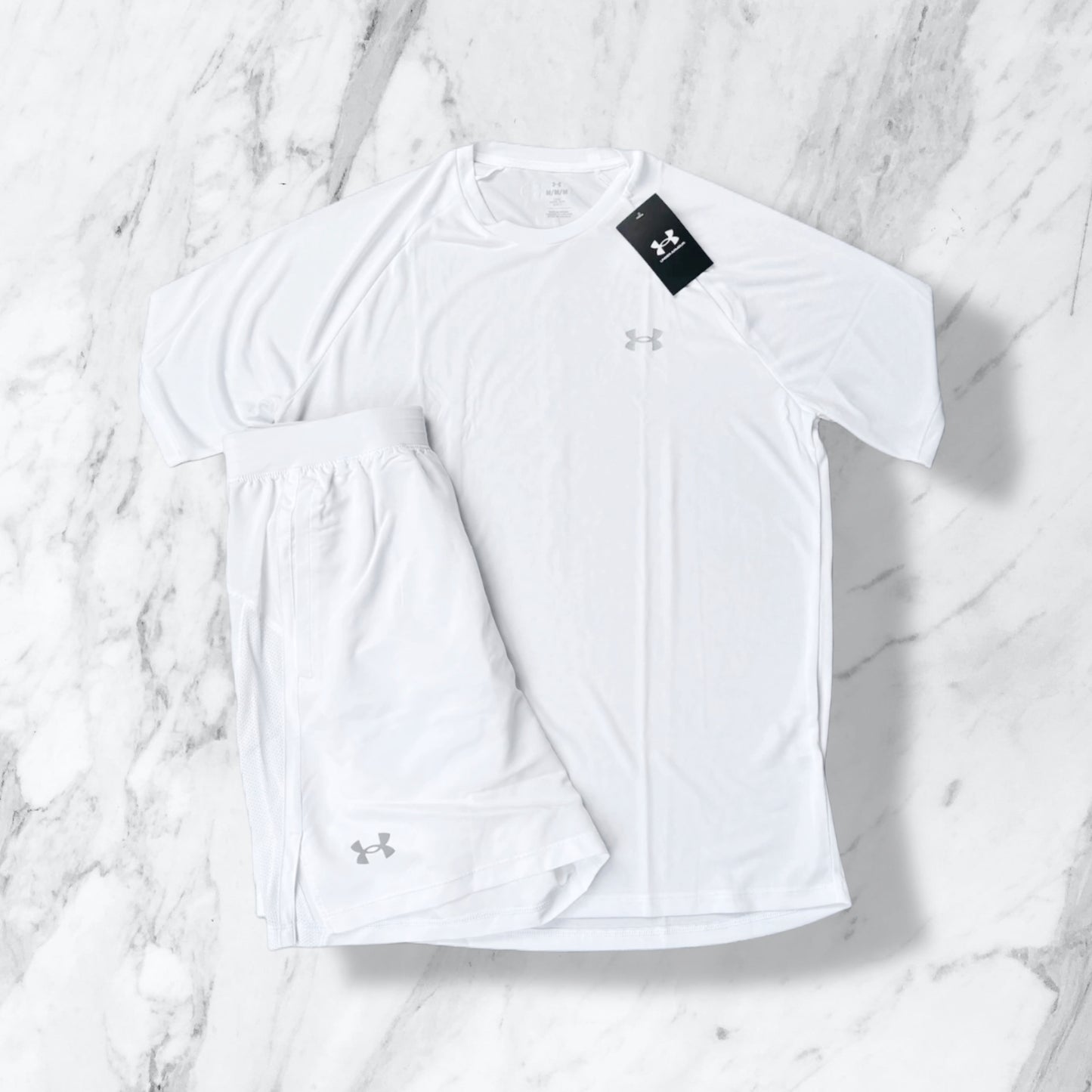 UNDER ARMOUR TECH SET - TRIPLE WHITE
