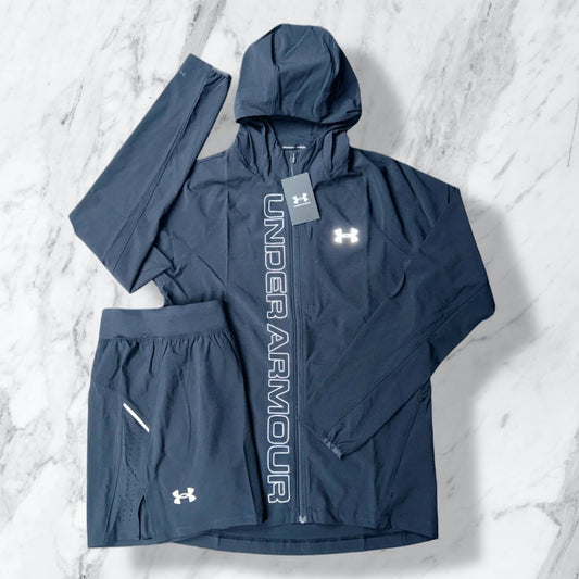 UNDER ARMOUR WINDRUNNER SET - BLACK