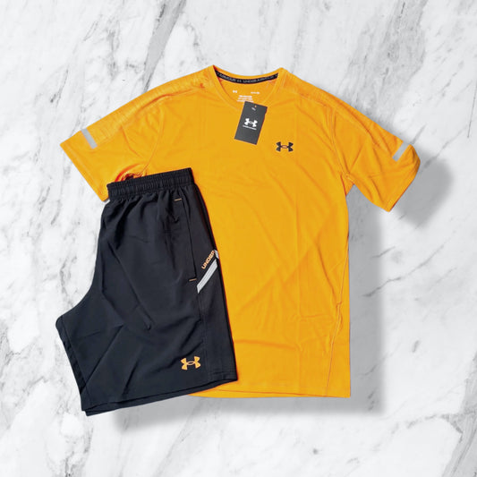 UNDER ARMOUR TECH UTILITY SET - BLACK/ORANGE