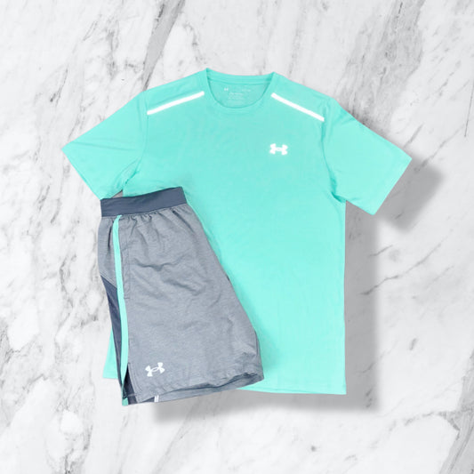 UNDER ARMOUR TECH
SET - MINT/GREY