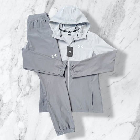 UNDER ARMOUR TWO-TONE TRACKSUIT - GREY